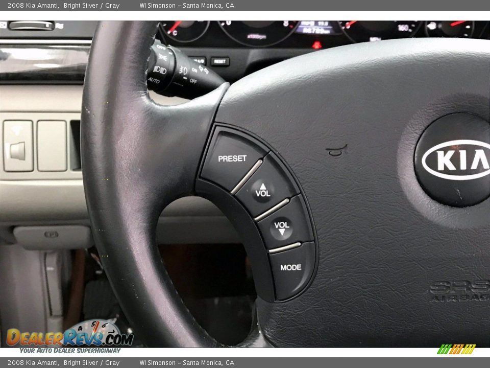 2008 Kia Amanti Bright Silver / Gray Photo #21