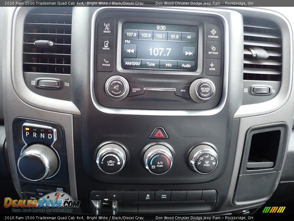 Controls of 2016 Ram 1500 Tradesman Quad Cab 4x4 Photo #25