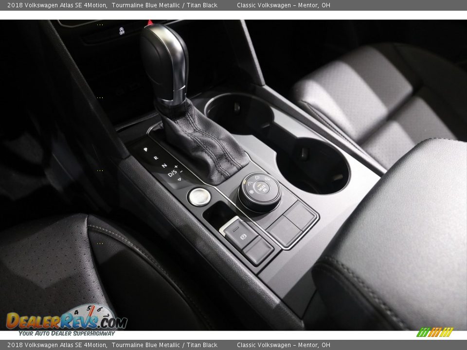2018 Volkswagen Atlas SE 4Motion Tourmaline Blue Metallic / Titan Black Photo #12