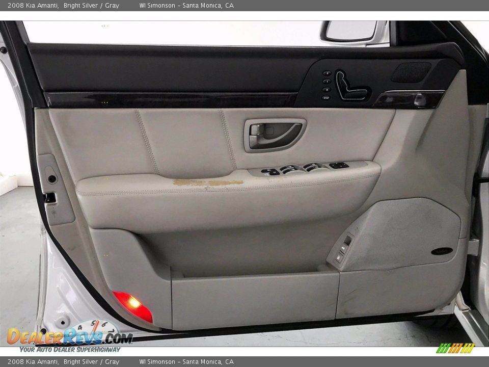 2008 Kia Amanti Bright Silver / Gray Photo #25