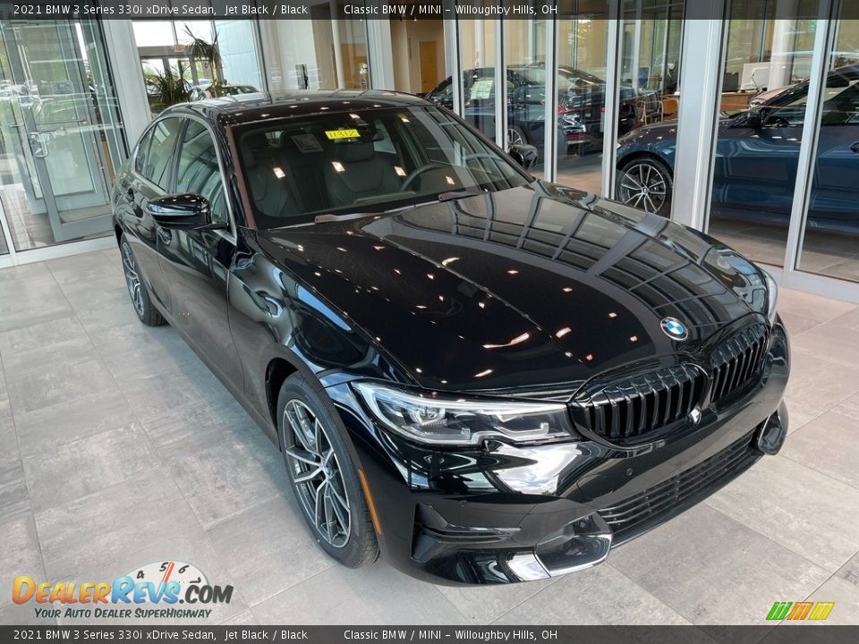 2021 BMW 3 Series 330i xDrive Sedan Jet Black / Black Photo #1