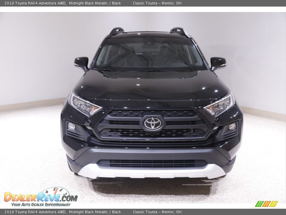 2019 Toyota RAV4 Adventure AWD Midnight Black Metallic / Black Photo #2