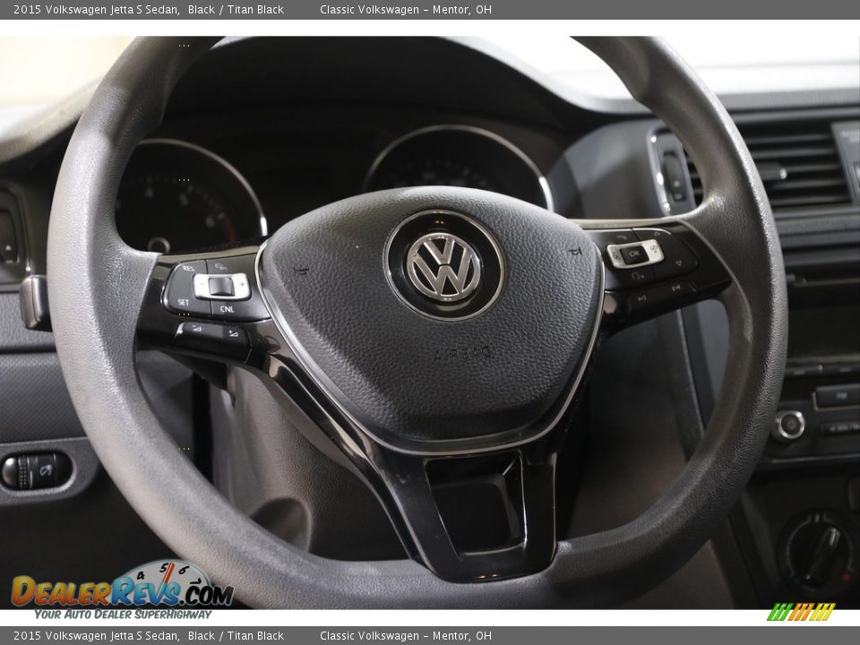 2015 Volkswagen Jetta S Sedan Steering Wheel Photo #7