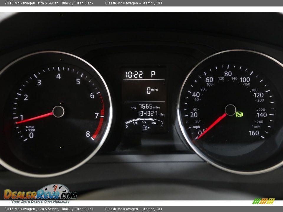 2015 Volkswagen Jetta S Sedan Gauges Photo #8