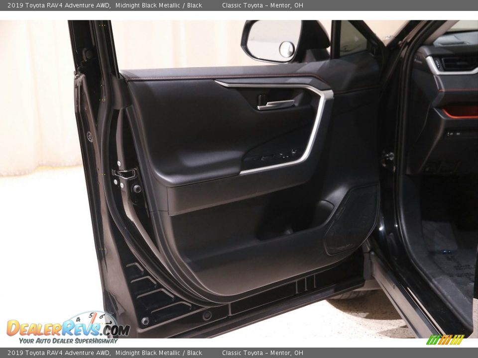 2019 Toyota RAV4 Adventure AWD Midnight Black Metallic / Black Photo #4