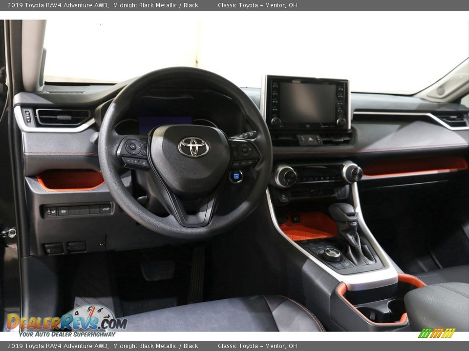 2019 Toyota RAV4 Adventure AWD Midnight Black Metallic / Black Photo #6