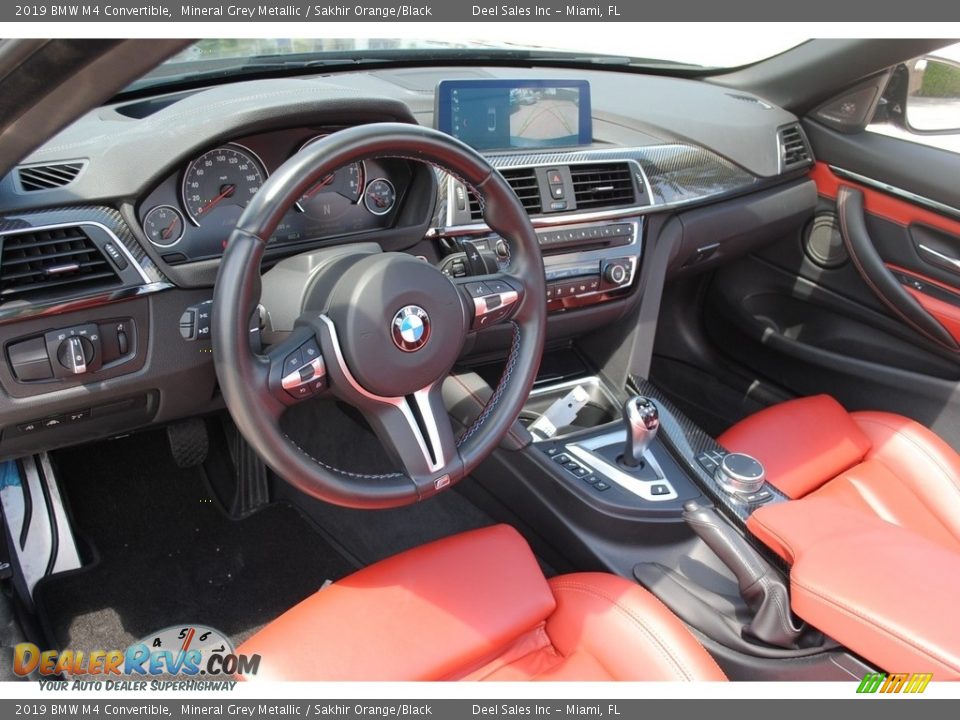 Sakhir Orange/Black Interior - 2019 BMW M4 Convertible Photo #11