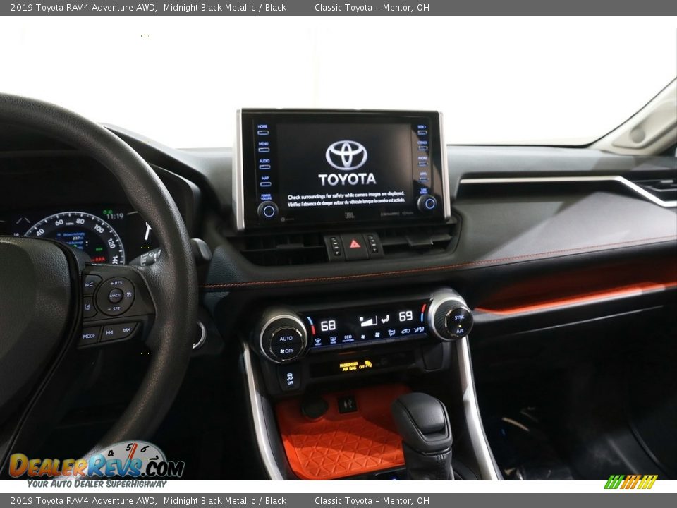 2019 Toyota RAV4 Adventure AWD Midnight Black Metallic / Black Photo #9