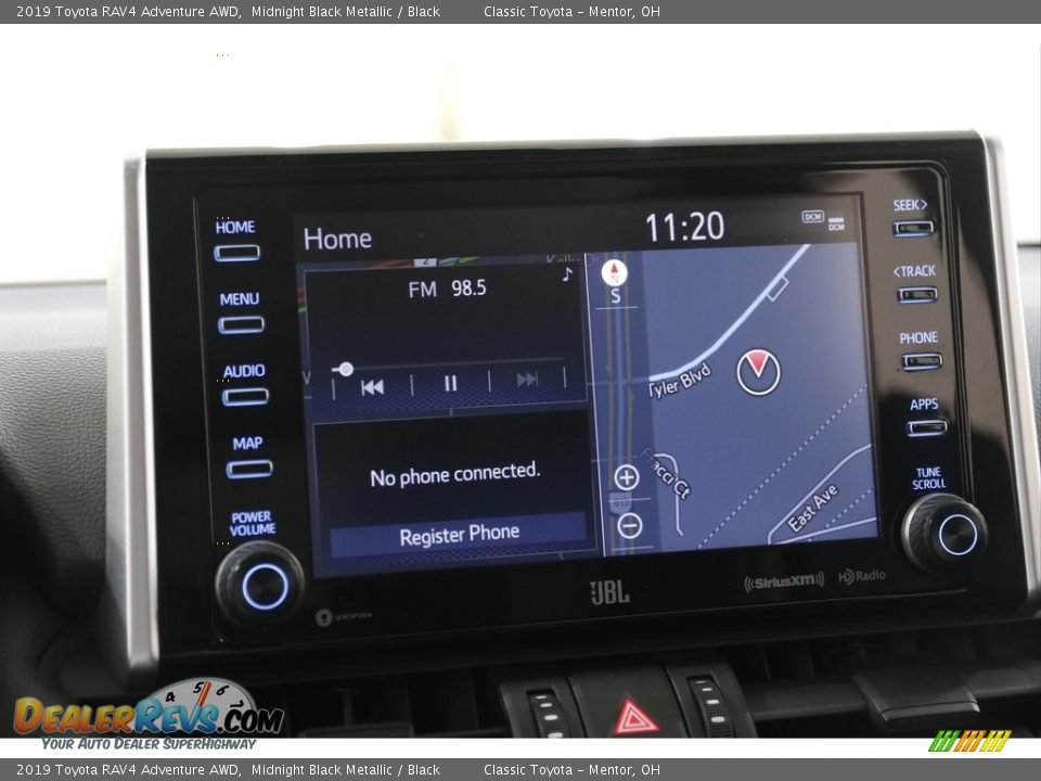 2019 Toyota RAV4 Adventure AWD Midnight Black Metallic / Black Photo #10