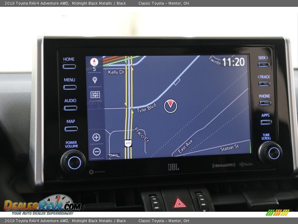 2019 Toyota RAV4 Adventure AWD Midnight Black Metallic / Black Photo #11