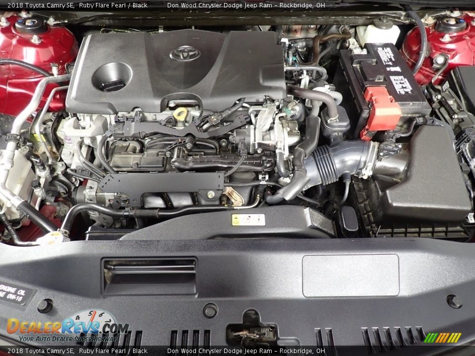2018 Toyota Camry SE Ruby Flare Pearl / Black Photo #8