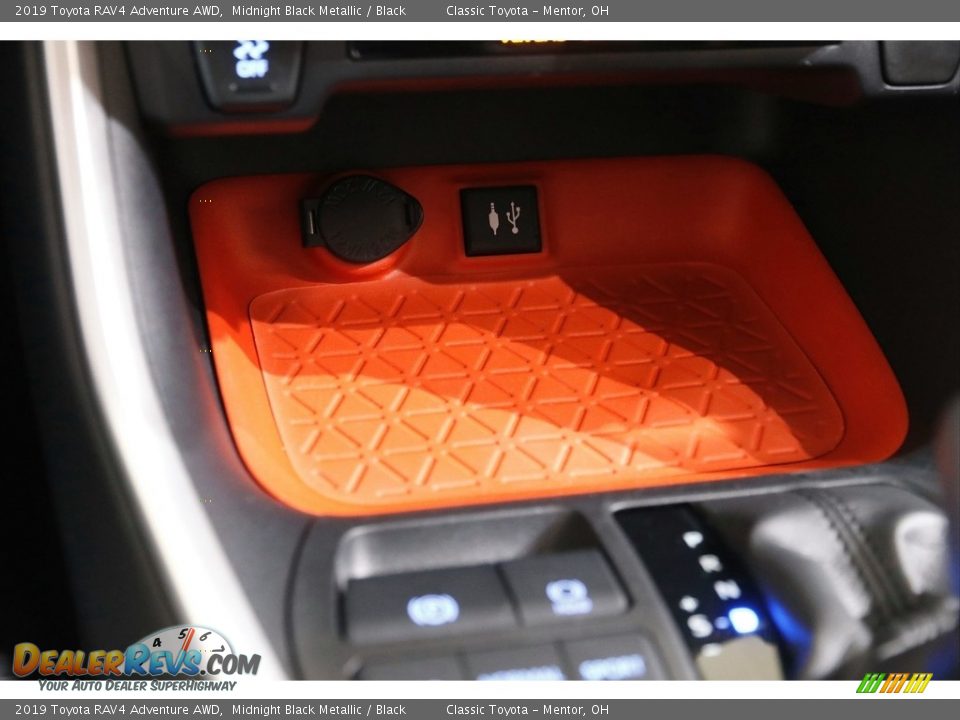 2019 Toyota RAV4 Adventure AWD Midnight Black Metallic / Black Photo #13