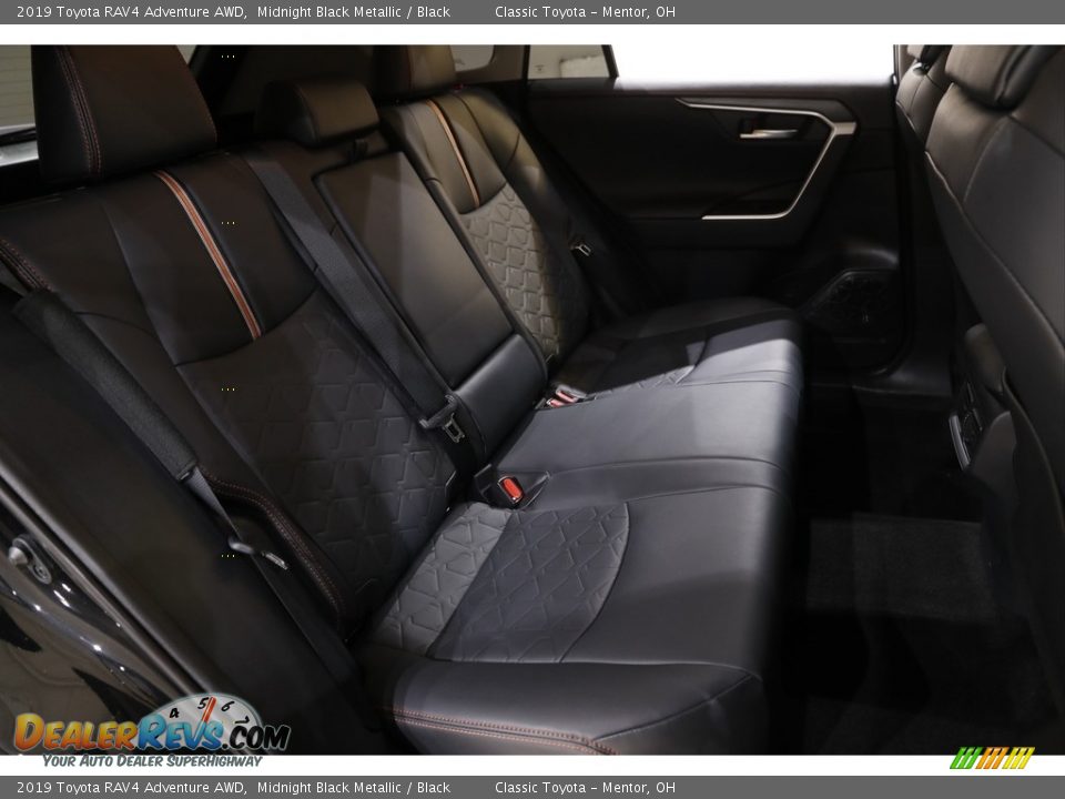 2019 Toyota RAV4 Adventure AWD Midnight Black Metallic / Black Photo #15