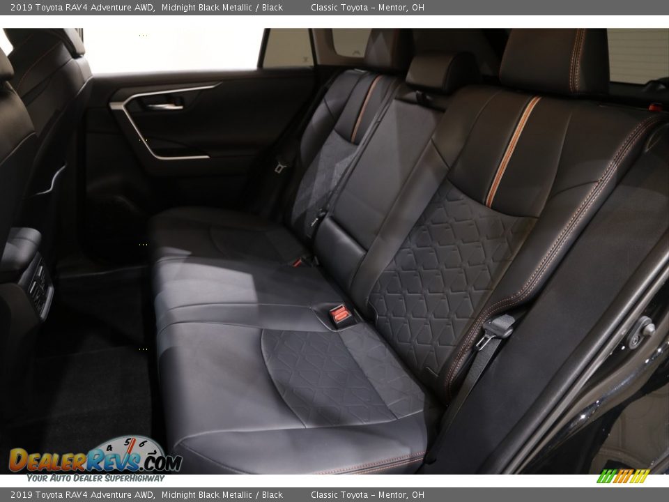 2019 Toyota RAV4 Adventure AWD Midnight Black Metallic / Black Photo #16