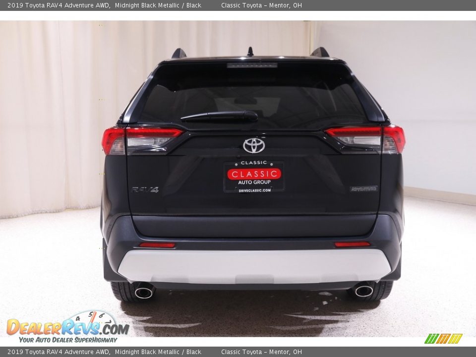 2019 Toyota RAV4 Adventure AWD Midnight Black Metallic / Black Photo #17