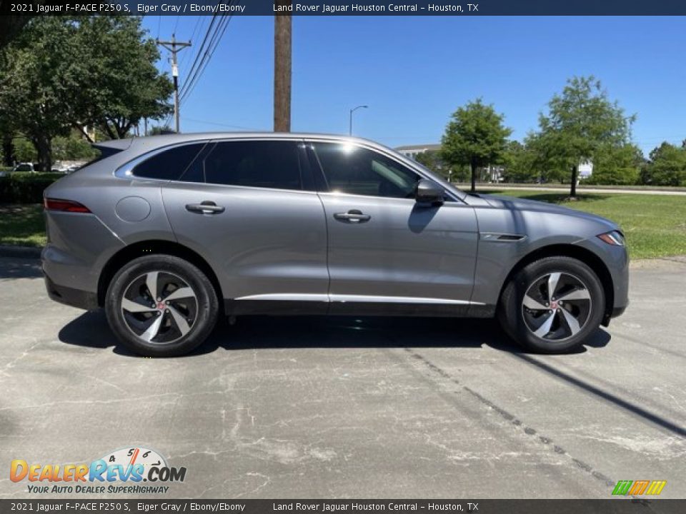 2021 Jaguar F-PACE P250 S Eiger Gray / Ebony/Ebony Photo #7