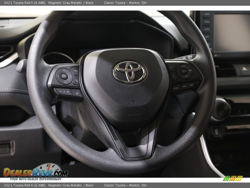 2021 Toyota RAV4 LE AWD Magnetic Gray Metallic / Black Photo #7