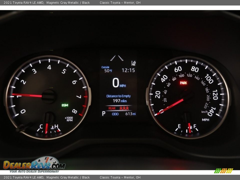 2021 Toyota RAV4 LE AWD Gauges Photo #8