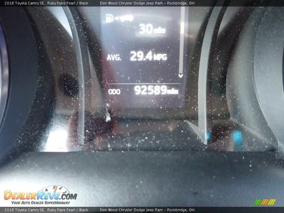 2018 Toyota Camry SE Ruby Flare Pearl / Black Photo #23