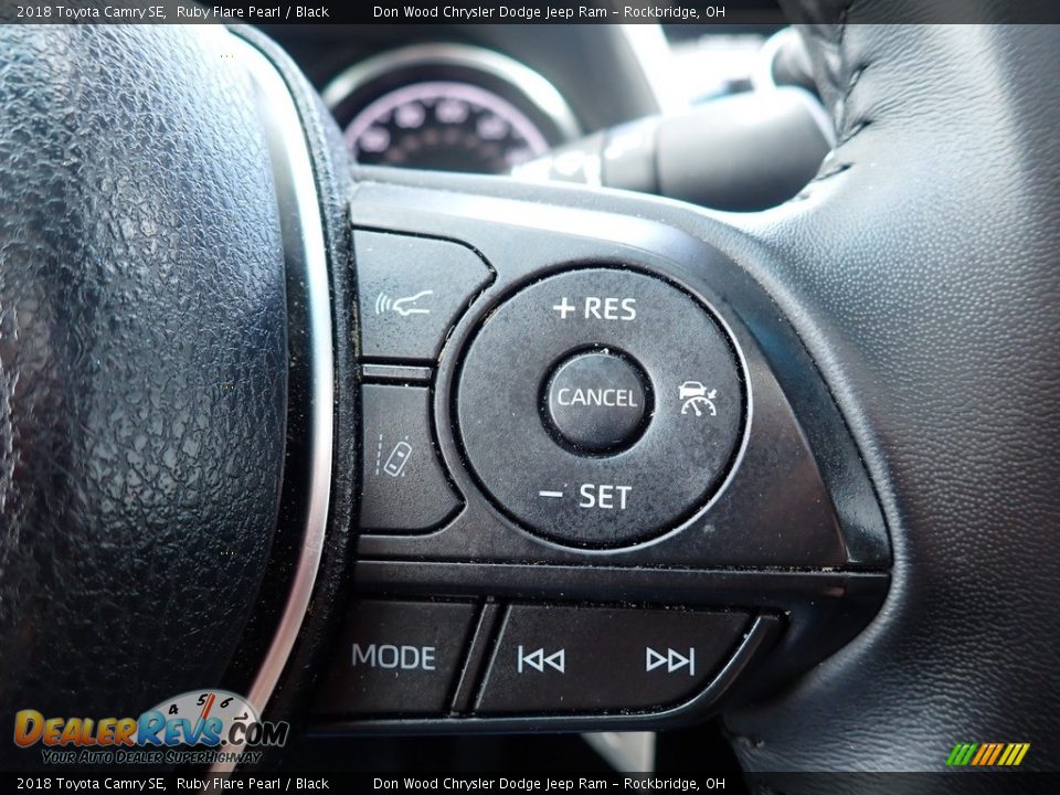2018 Toyota Camry SE Ruby Flare Pearl / Black Photo #26