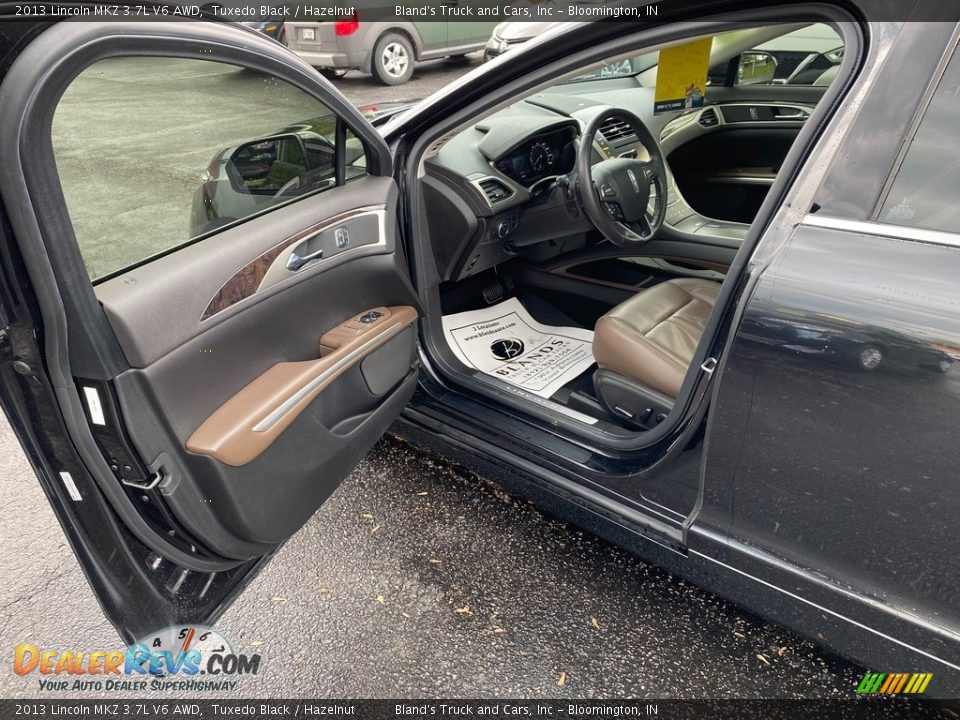 2013 Lincoln MKZ 3.7L V6 AWD Tuxedo Black / Hazelnut Photo #12