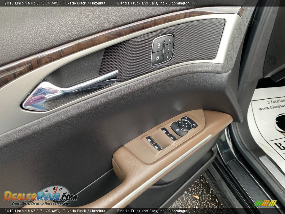 2013 Lincoln MKZ 3.7L V6 AWD Tuxedo Black / Hazelnut Photo #13