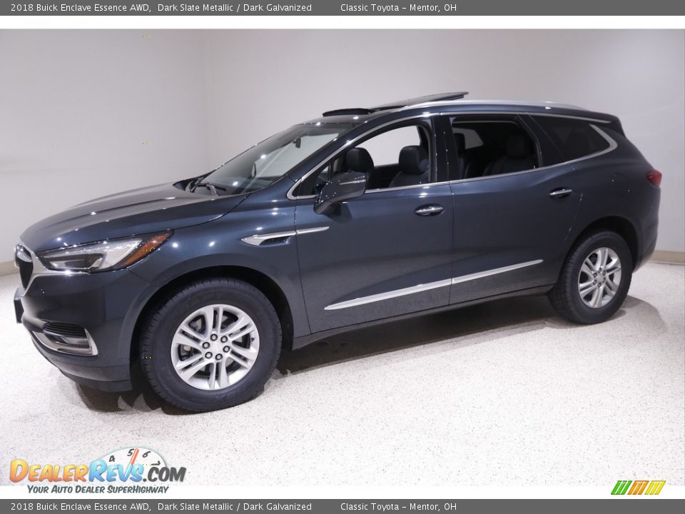 2018 Buick Enclave Essence AWD Dark Slate Metallic / Dark Galvanized Photo #3