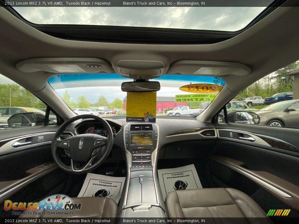 2013 Lincoln MKZ 3.7L V6 AWD Tuxedo Black / Hazelnut Photo #16