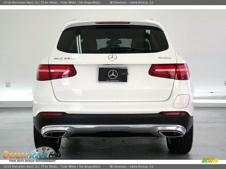 2018 Mercedes-Benz GLC 350e 4Matic Polar White / Silk Beige/Black Photo #3