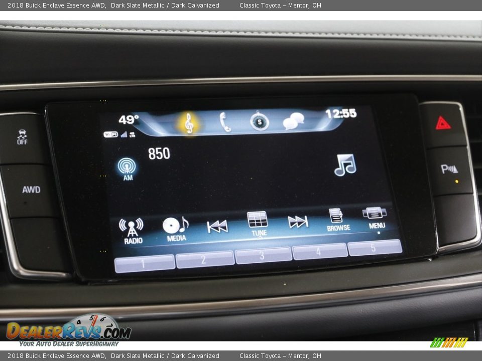 2018 Buick Enclave Essence AWD Dark Slate Metallic / Dark Galvanized Photo #10