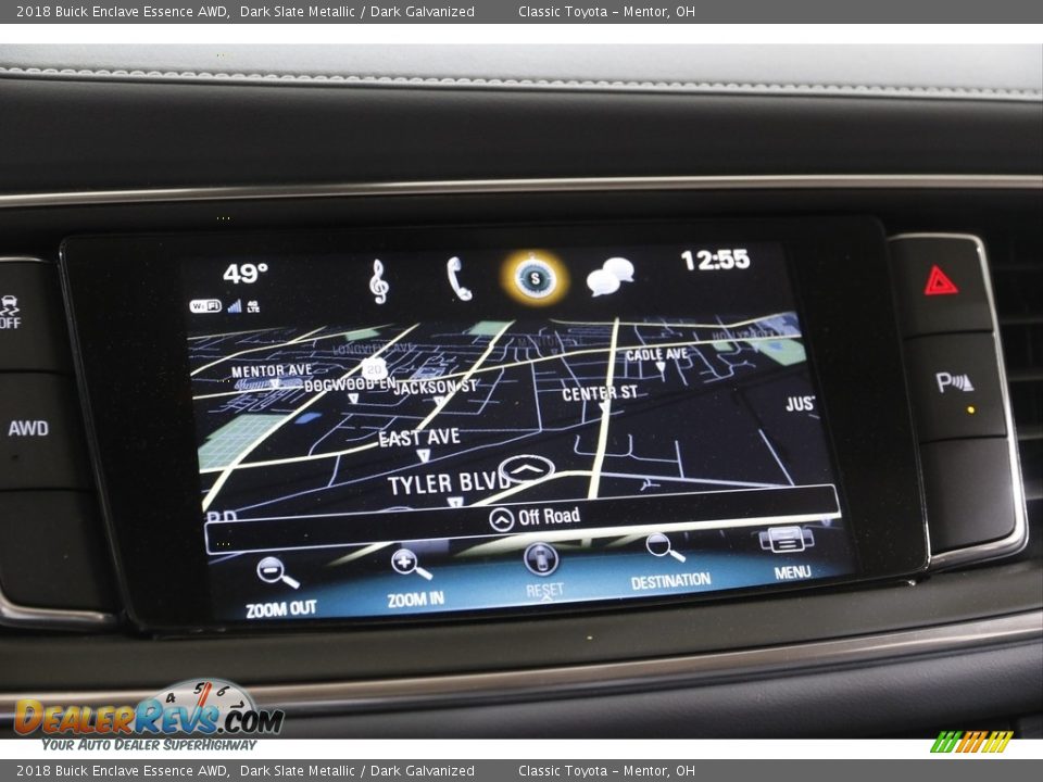 2018 Buick Enclave Essence AWD Dark Slate Metallic / Dark Galvanized Photo #11