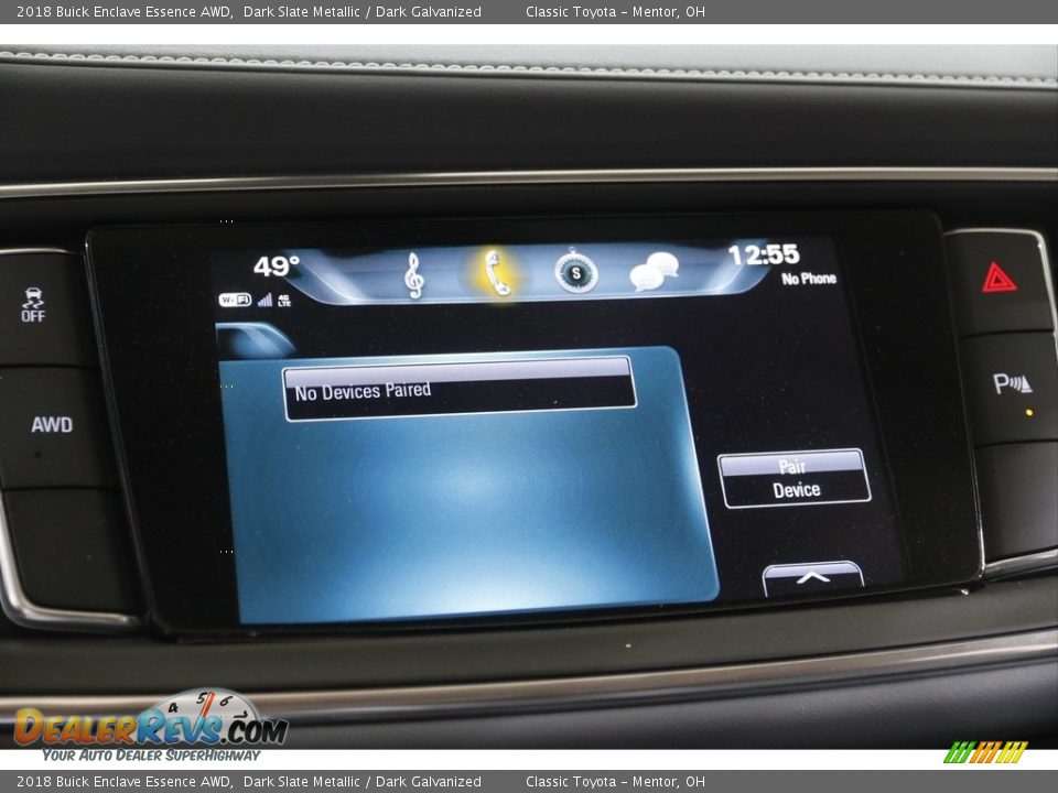 2018 Buick Enclave Essence AWD Dark Slate Metallic / Dark Galvanized Photo #12