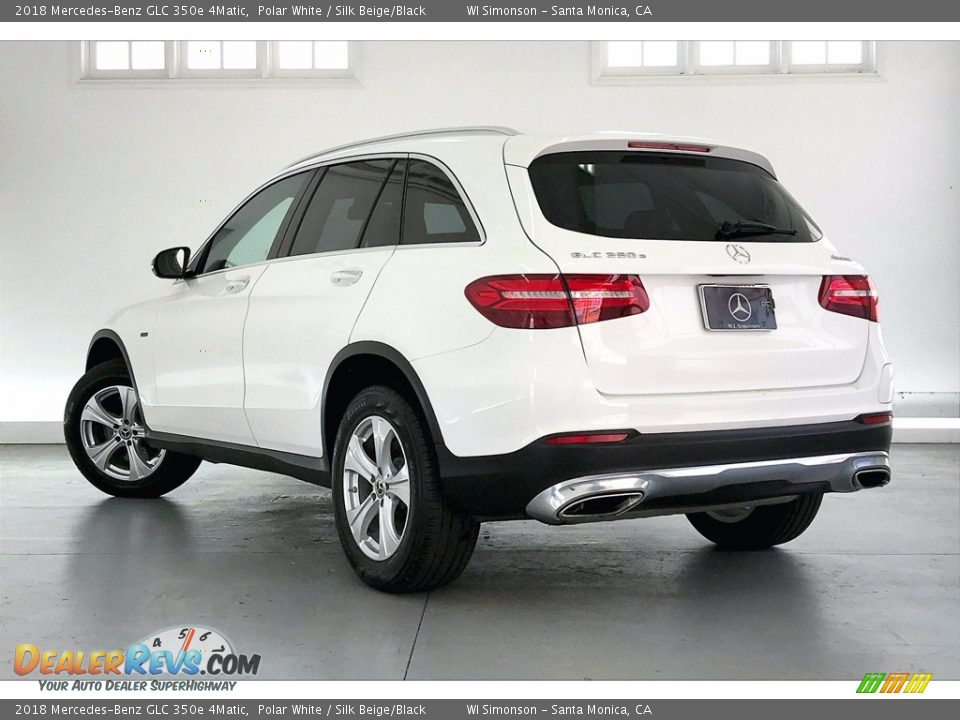 2018 Mercedes-Benz GLC 350e 4Matic Polar White / Silk Beige/Black Photo #10