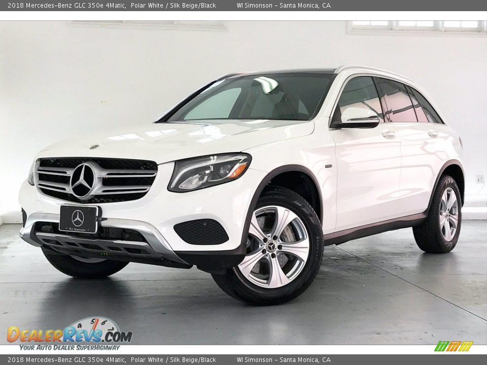 2018 Mercedes-Benz GLC 350e 4Matic Polar White / Silk Beige/Black Photo #12