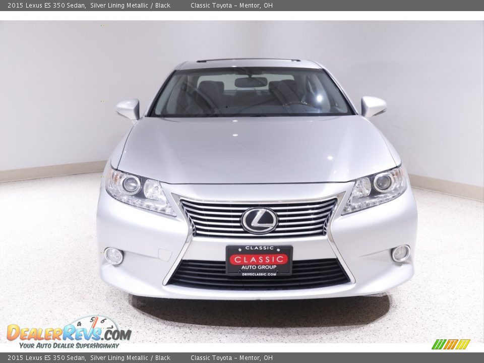 2015 Lexus ES 350 Sedan Silver Lining Metallic / Black Photo #2