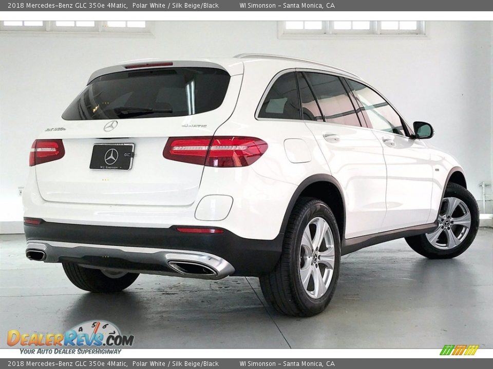 2018 Mercedes-Benz GLC 350e 4Matic Polar White / Silk Beige/Black Photo #13