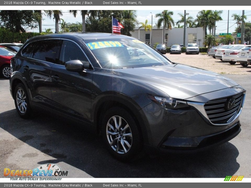 2018 Mazda CX-9 Touring Machine Gray Metallic / Black Photo #2