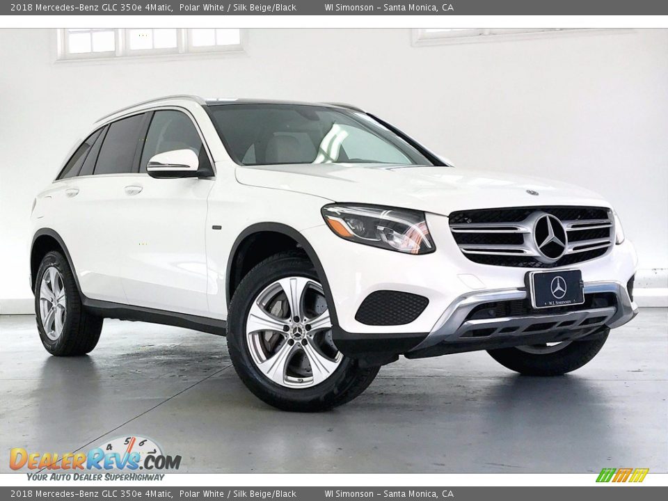 2018 Mercedes-Benz GLC 350e 4Matic Polar White / Silk Beige/Black Photo #34