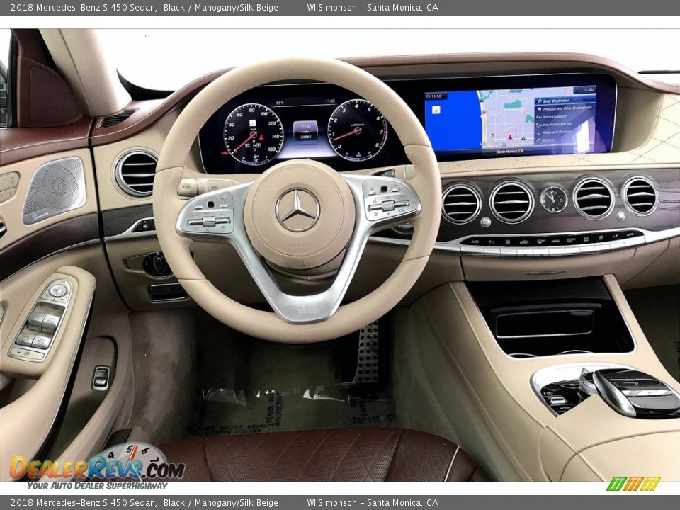 Dashboard of 2018 Mercedes-Benz S 450 Sedan Photo #4