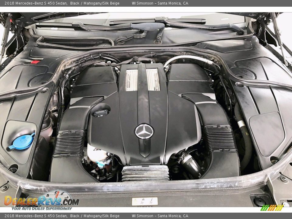 2018 Mercedes-Benz S 450 Sedan 3.0 Liter biturbo DOHC 24-Valve VVT V6 Engine Photo #9