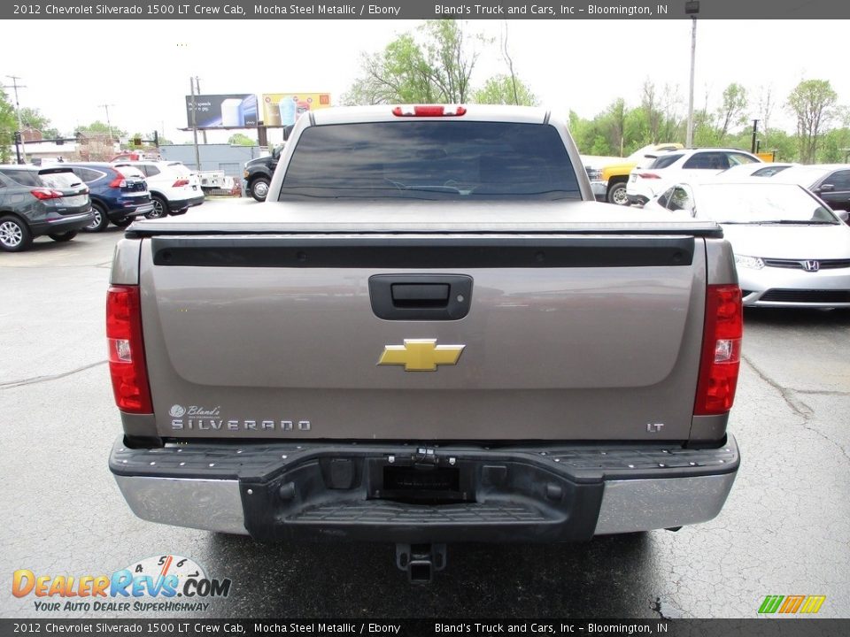 2012 Chevrolet Silverado 1500 LT Crew Cab Mocha Steel Metallic / Ebony Photo #26