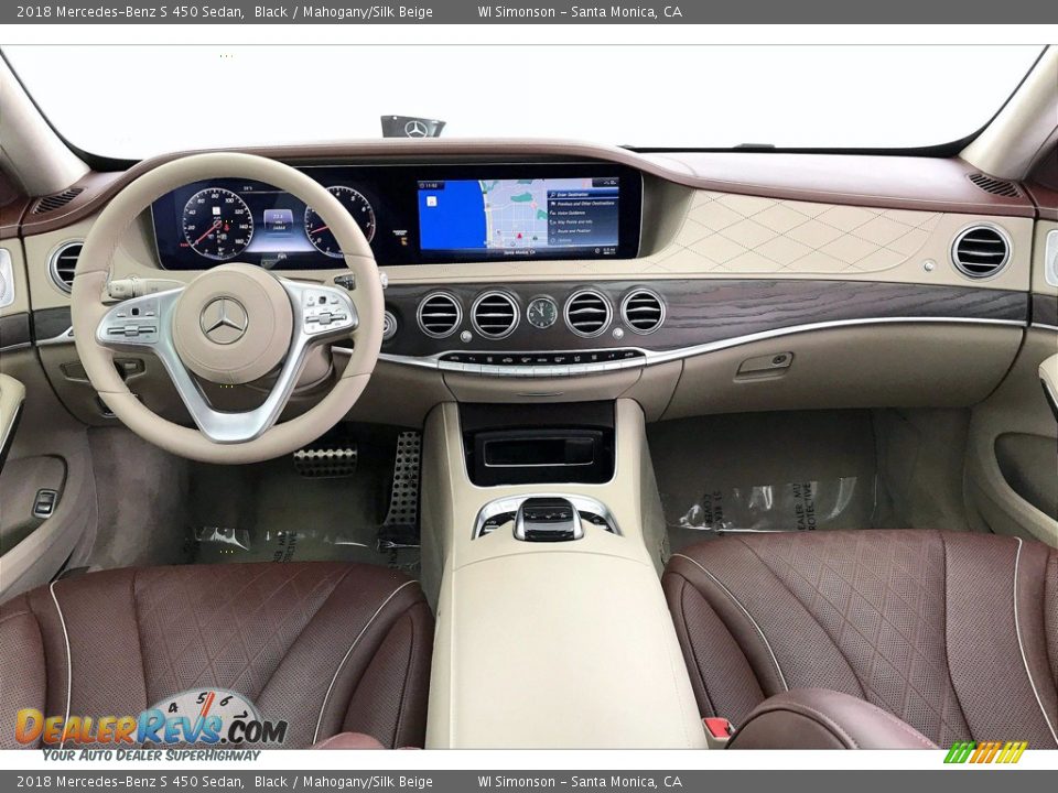 Dashboard of 2018 Mercedes-Benz S 450 Sedan Photo #15