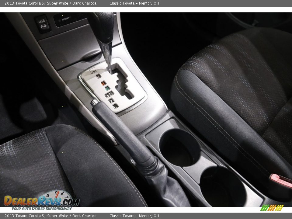 2013 Toyota Corolla S Super White / Dark Charcoal Photo #11