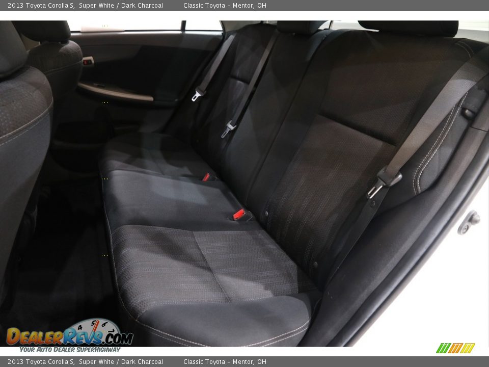 2013 Toyota Corolla S Super White / Dark Charcoal Photo #15