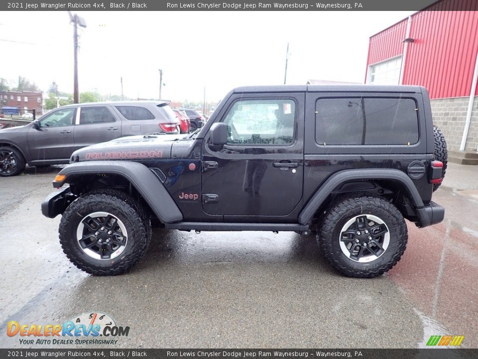 2021 Jeep Wrangler Rubicon 4x4 Black / Black Photo #2