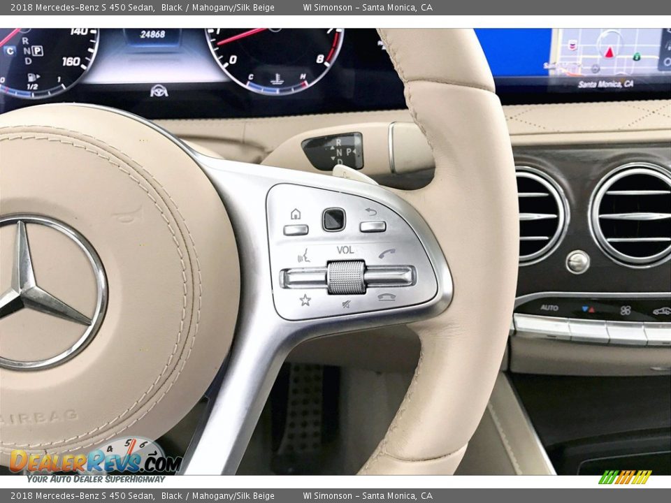 Controls of 2018 Mercedes-Benz S 450 Sedan Photo #22