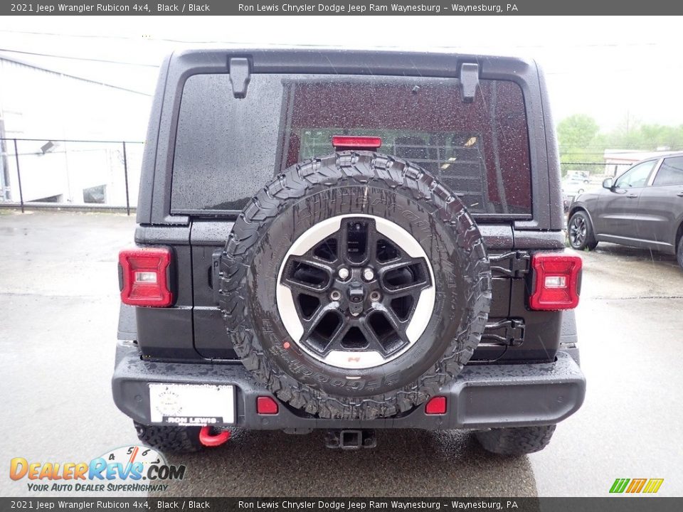 2021 Jeep Wrangler Rubicon 4x4 Black / Black Photo #4