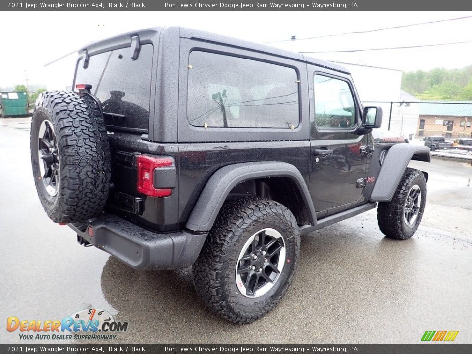 2021 Jeep Wrangler Rubicon 4x4 Black / Black Photo #5