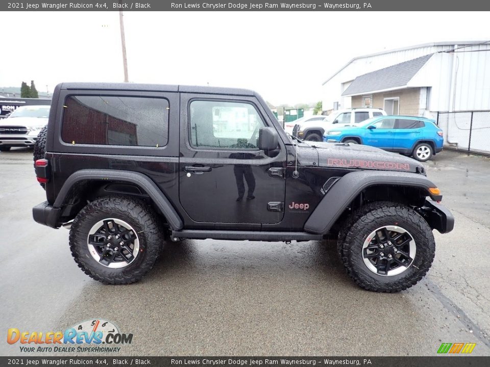 2021 Jeep Wrangler Rubicon 4x4 Black / Black Photo #6