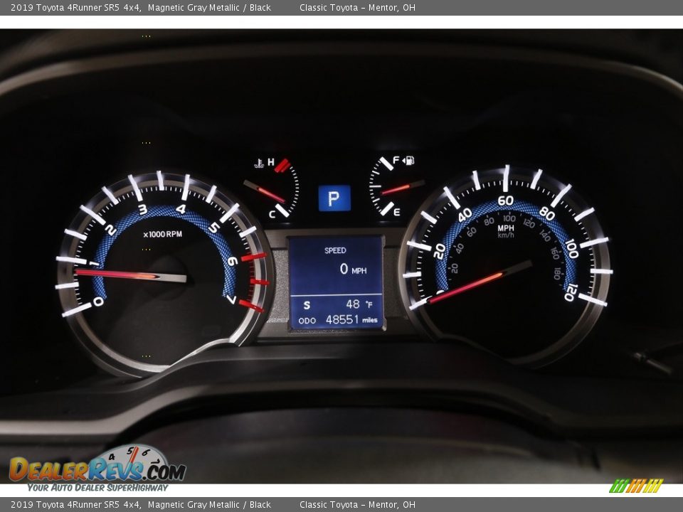 2019 Toyota 4Runner SR5 4x4 Magnetic Gray Metallic / Black Photo #8